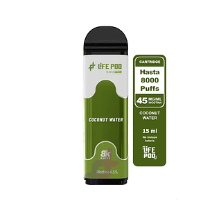Life Pod Recarga Coconut Water 8.000 Puff