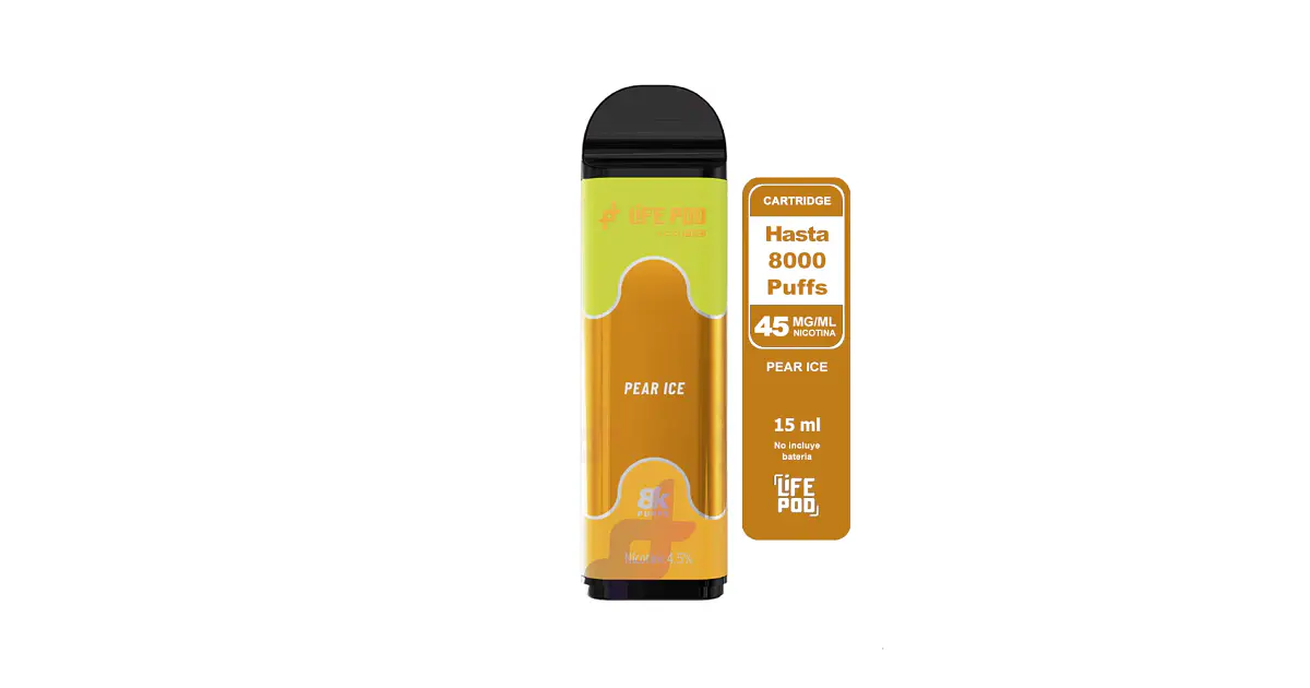 Life Pod Recarga Pear ICE 8.000 Puff – Pera Fría