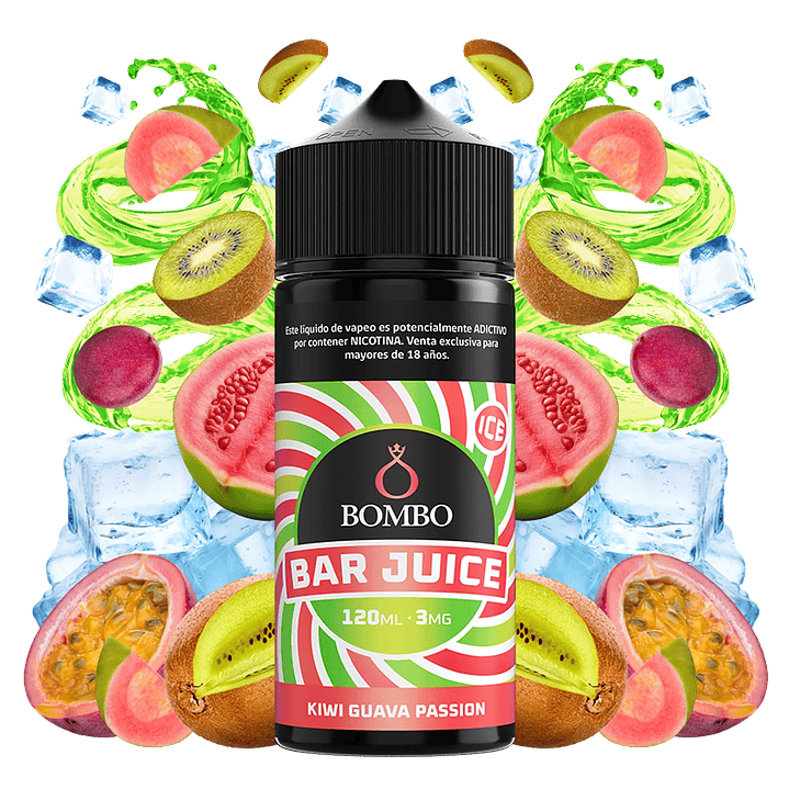Bombo Bar Kiwi Guayaba Maracuya 120ml 1