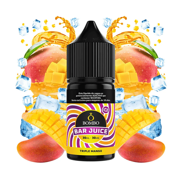 Bombo Bar Triple Mango ICE Salt 30ml 1