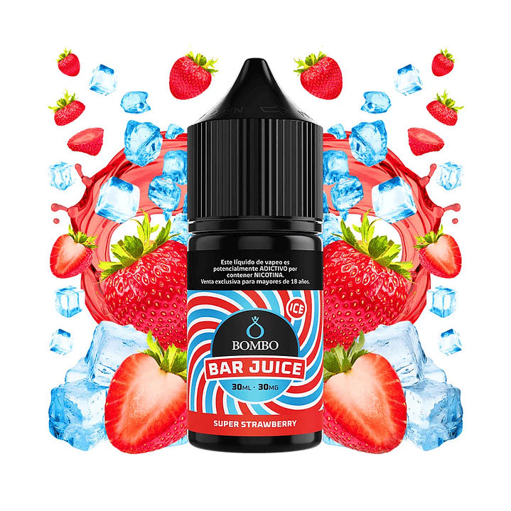 Bombo Bar Frutilla ICE Salt 30ml 1