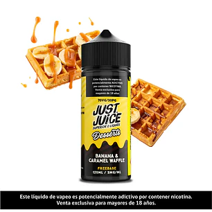 Just Juice Banana Caramel Waffle 120ml
