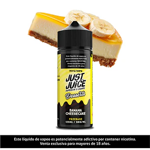 Just Juice Banana Cheesecake 120ml