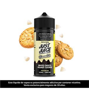 Just Juice White Choco Peanut Cookie 120ml