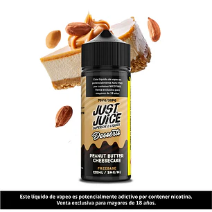 Just Juice Peanut Butter Cheesecake 120ml