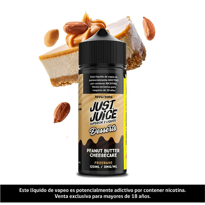 Just Juice Peanut Butter Cheesecake 120ml 1