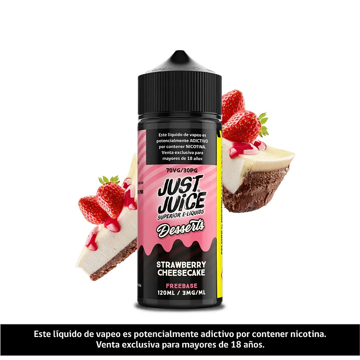 Just Juice Strawberry Cheesecake 120ml 1