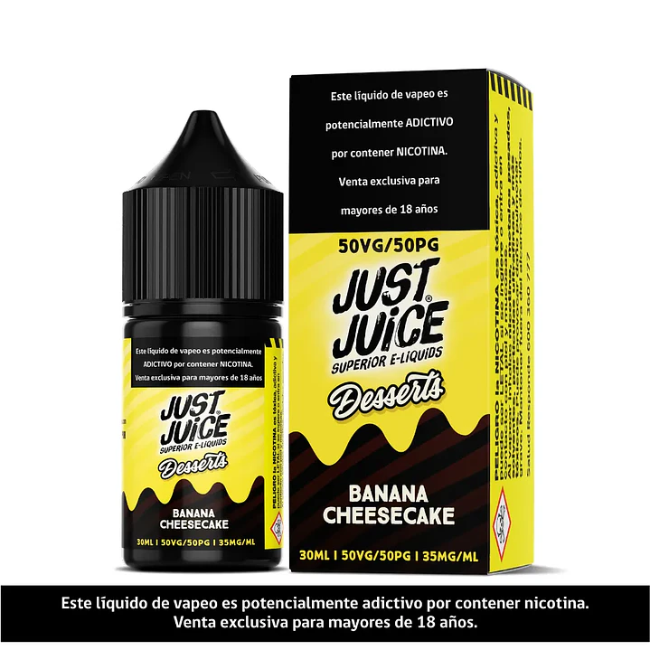 Just Juice Banana Cheesecake Salt 30ml 1