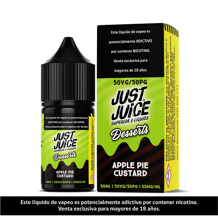 Just Juice Apple Pie Custard Salt 30ml 1