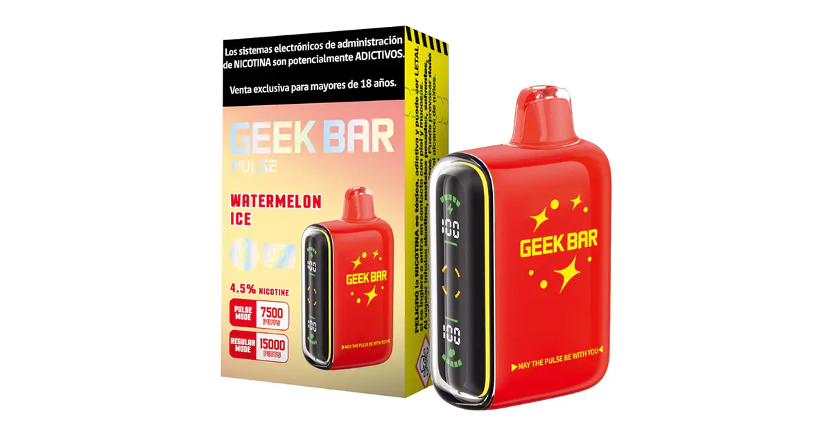 geek bar pulse chile 15000 Puffs Most Popular Flavours:Ice Mint Cool Mint Geek Bar