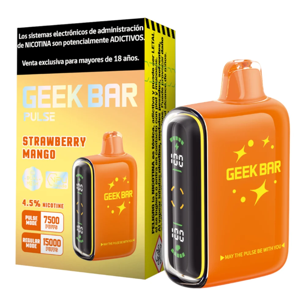 geek bar pulse tiene nicotina 15000 Puff USB-C Rechargeable Flavour:Classic Ice Review: Wenax Q Pro