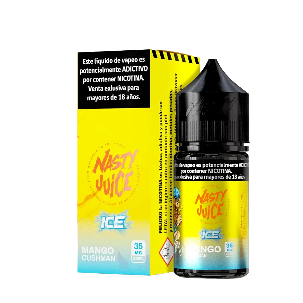 Nasty Salt Cushman Ice Mango Mentolado 30ml — sales de nicotina Chile