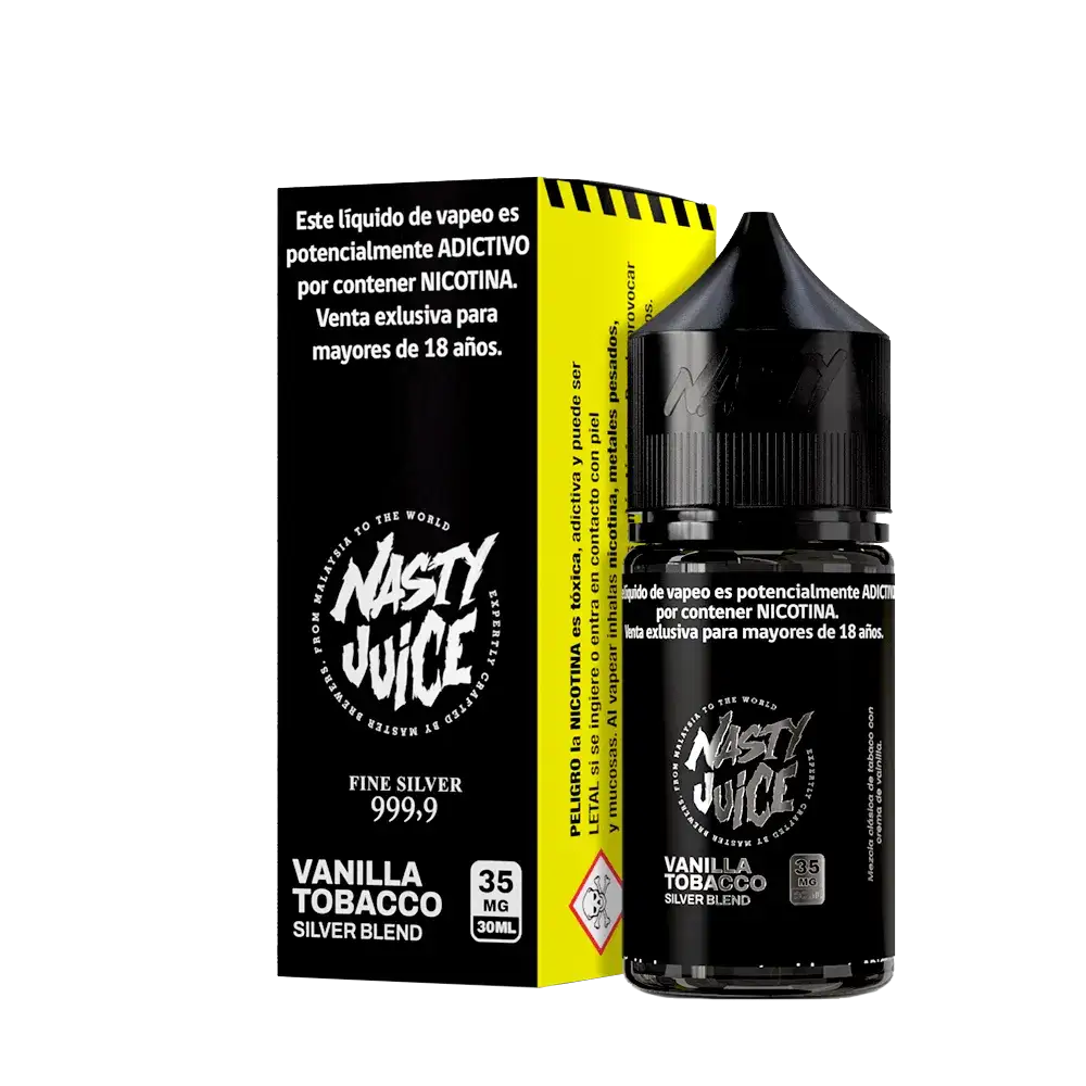 Nasty Salt Silver Tabaco Vainilla 30ml — sales de nicotina Chile