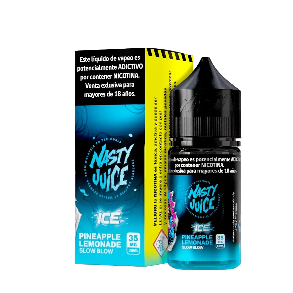 Nasty Salt Slow Blow Ice Piña Limón 30ml — sales de nicotina Chile