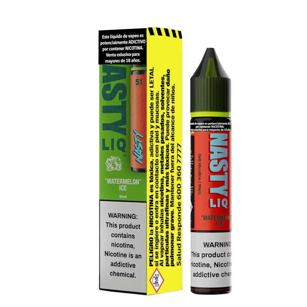 Nasty Salt Watermelon Ice Sandía 30ml — sales de nicotina Chile