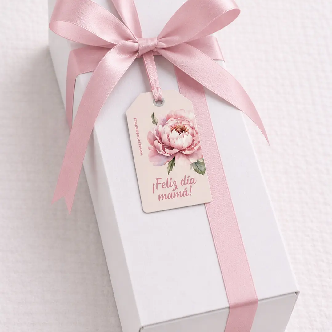 Caja regalo “Feliz día Mamá” – 5 Alfajores 1