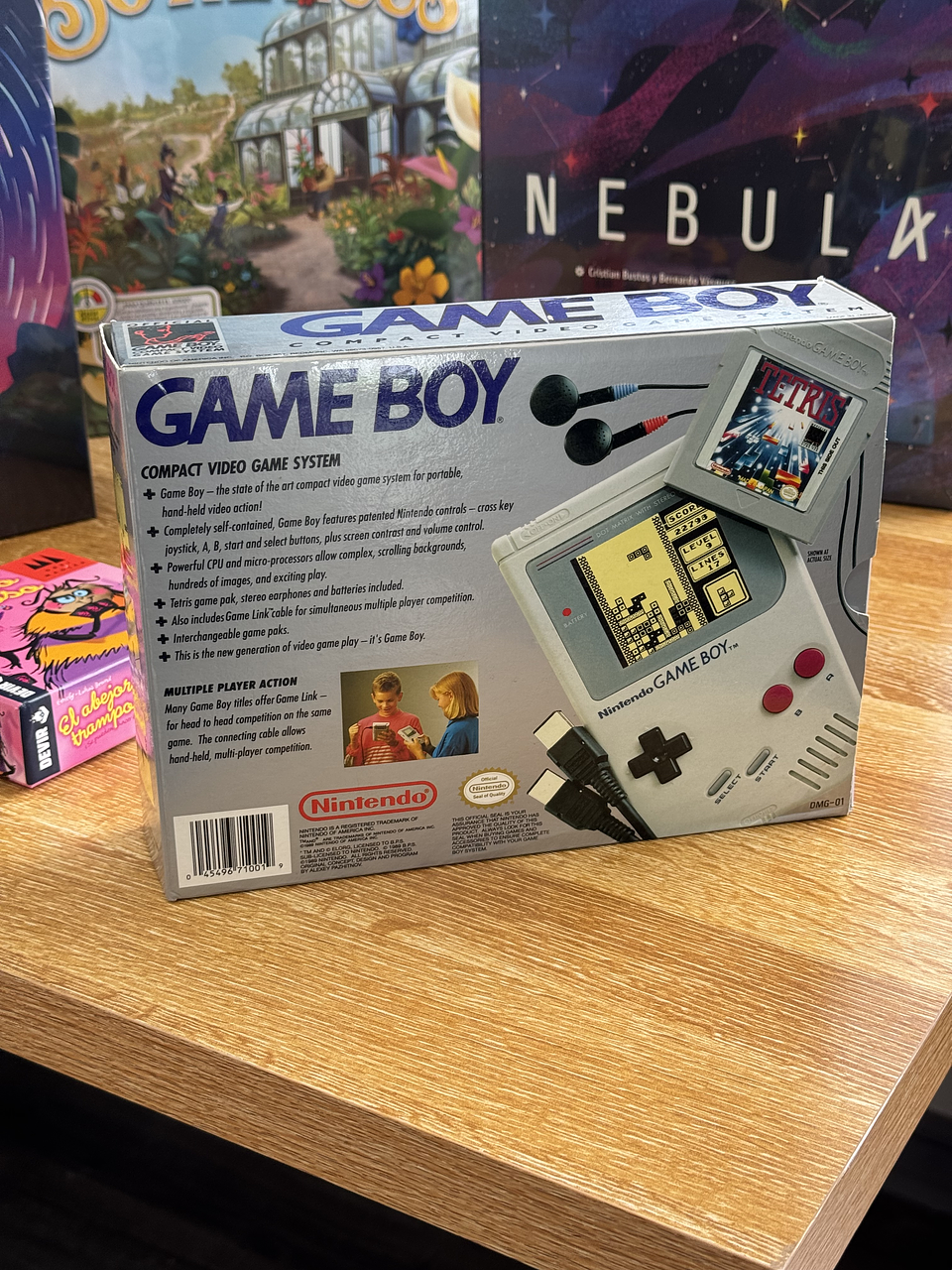 Consola Nintendo Gameboy DMG-01 1989 con caja 1996 y manuales  2