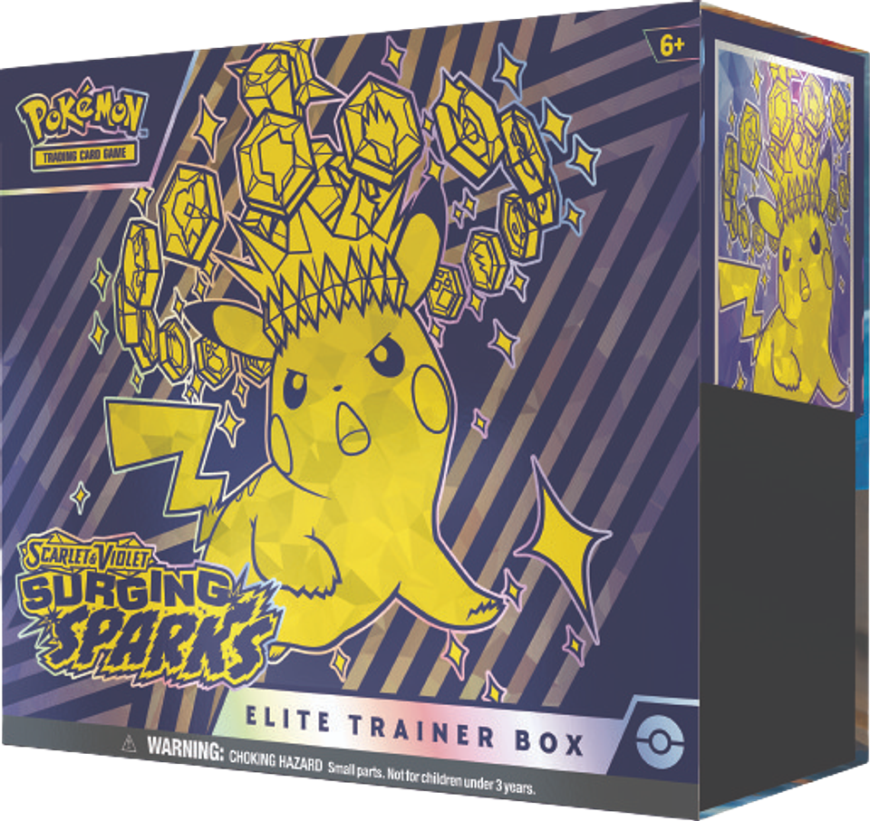 Pokemon TCG: SURGIG SPARKS ELITE TRAINER BOX INGLÉS  3