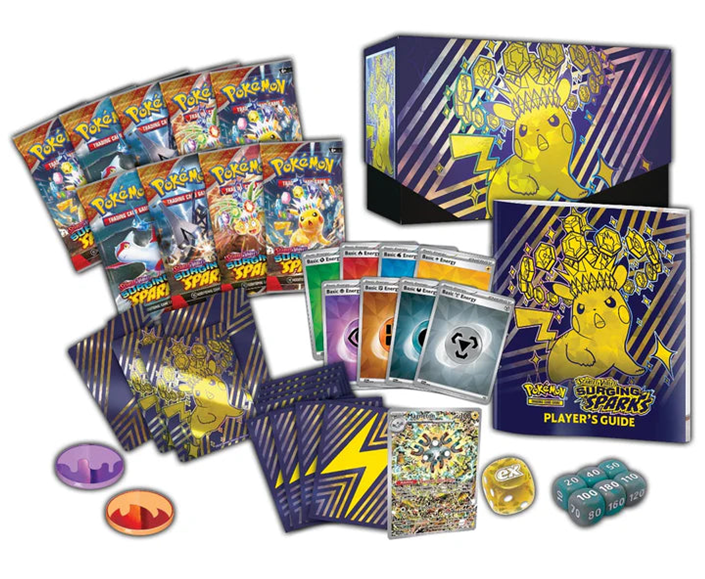 Pokemon TCG: SURGIG SPARKS ELITE TRAINER BOX INGLÉS  5