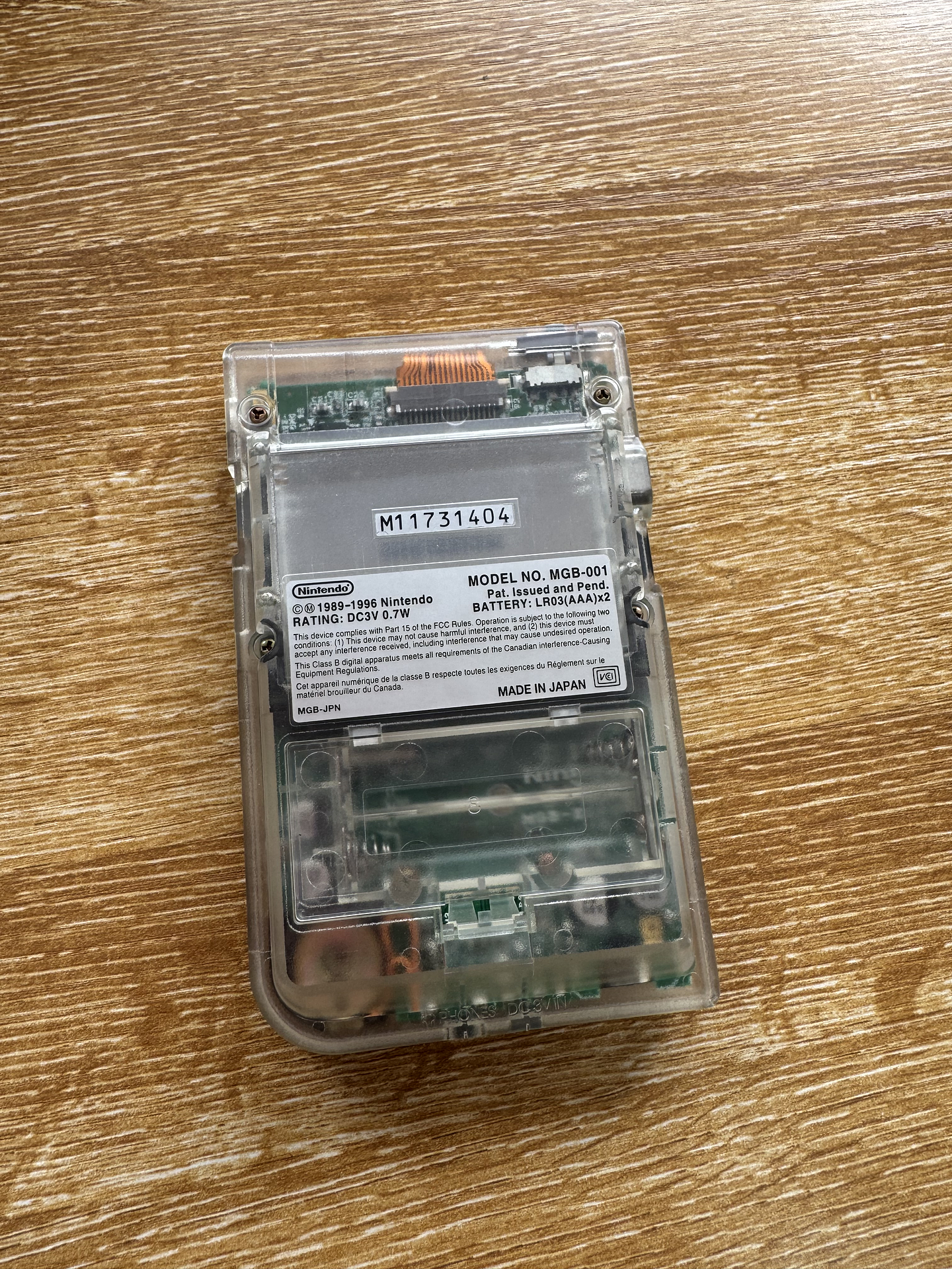 Nintendo Game Boy Pocket Clean  Famitsu Modelo Limitado F 4