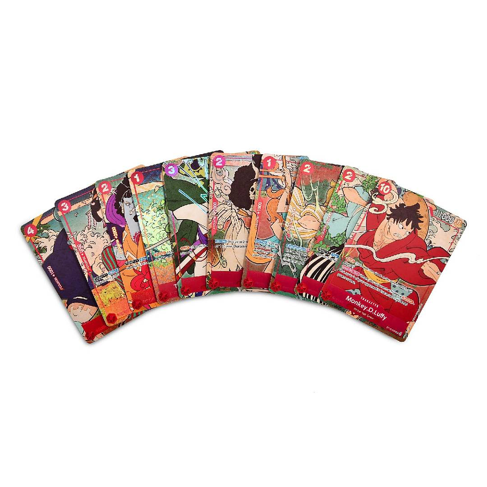 One Piece TCG: English Version 1ST Anniversary SET 5
