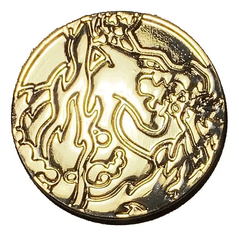 Charizard Vmax - Moneda De Metal + Dados.