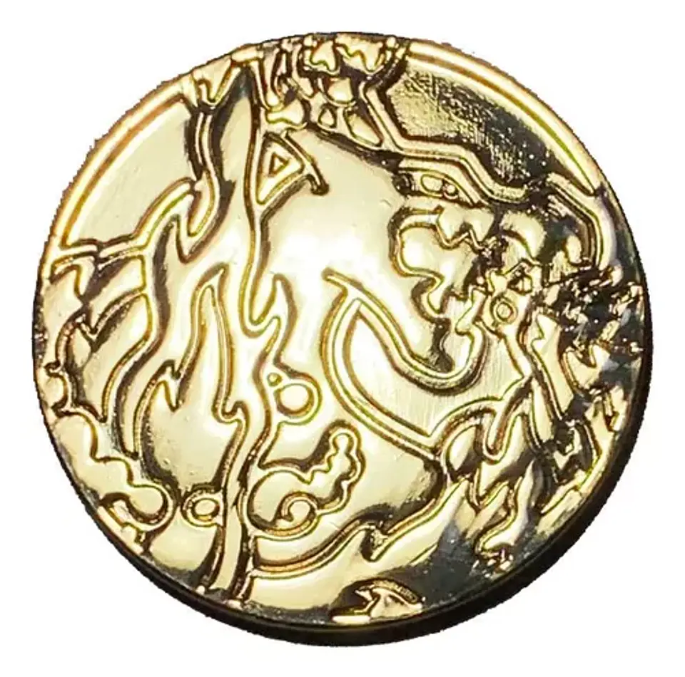 Charizard Vmax - Metal Coin + Dice. 1