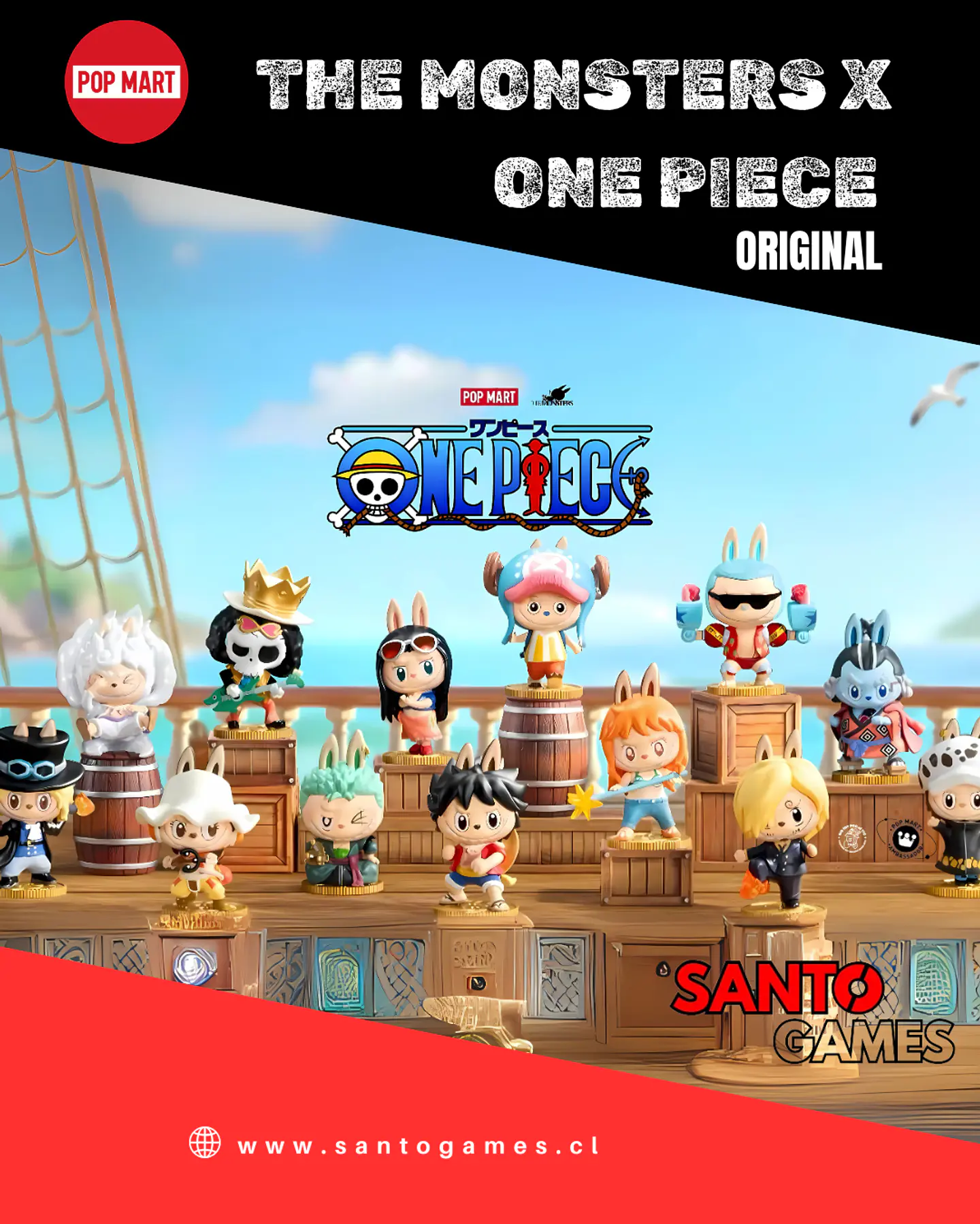 (RESERVA) The Monsters x One Piece x SEPTIEMBRE  4