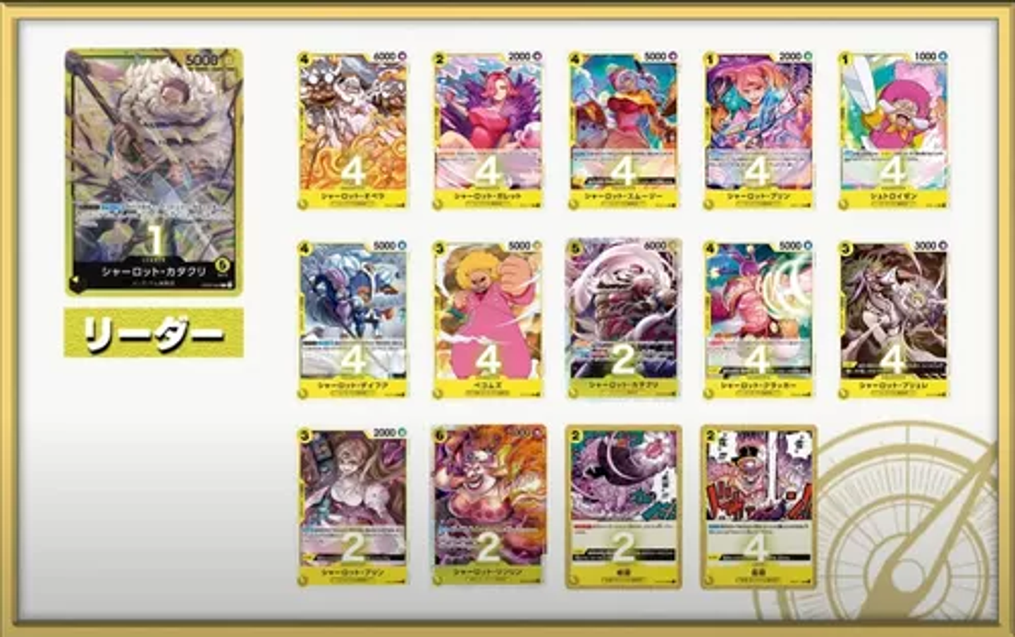 STARTER DECK - YELLOW CHARLOTTE KATAKURI (ST20) 3