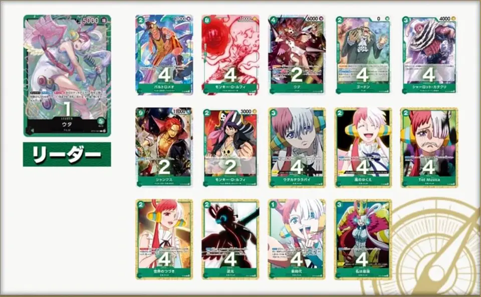 One Piece Card Game: Uta Starter Deck (ST-16) 4