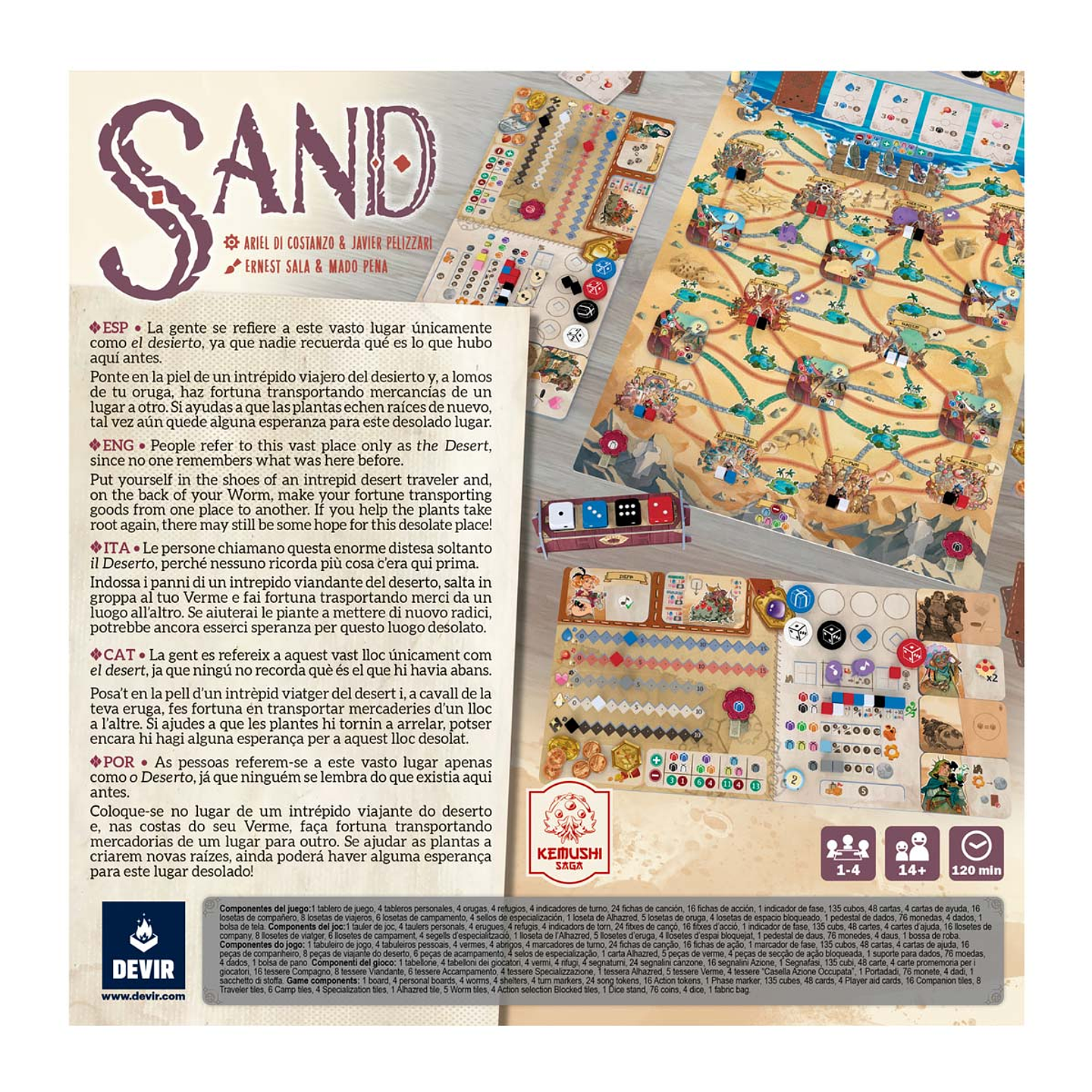 SAND juego de mesa 4
