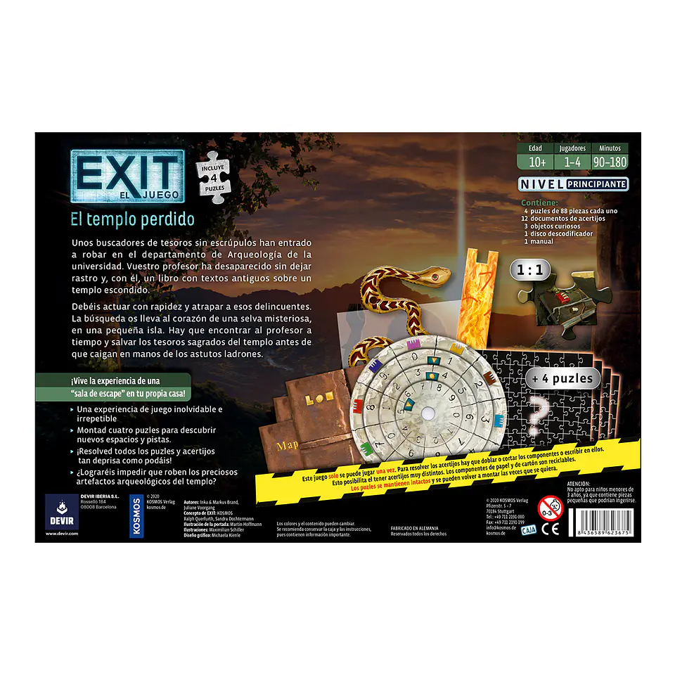 Exit Puzzle: El Templo Perdido 3