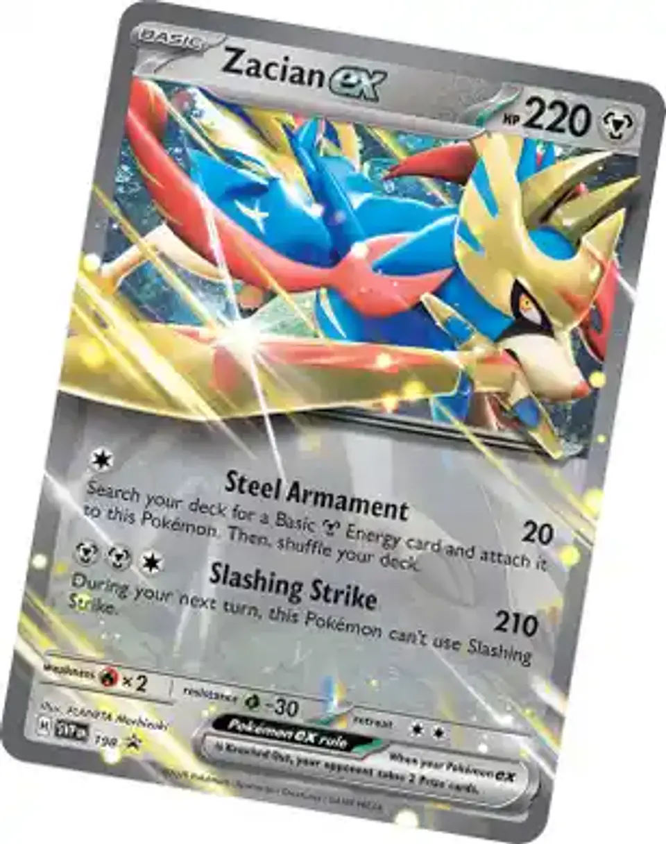 POKEMON TCG SLASHING LEGENDS TIN INGLÉS ZACIAN 3