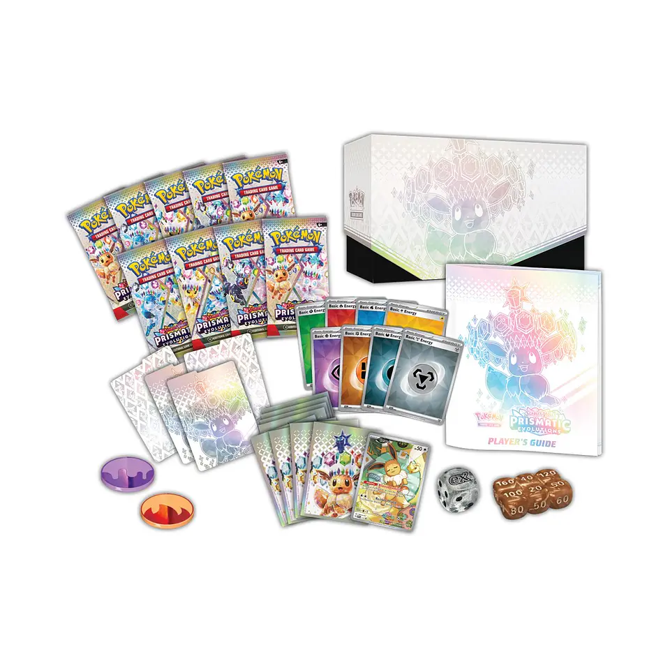 Prismatic Evolutions – Elite Trainer Box ESPAÑOL  3