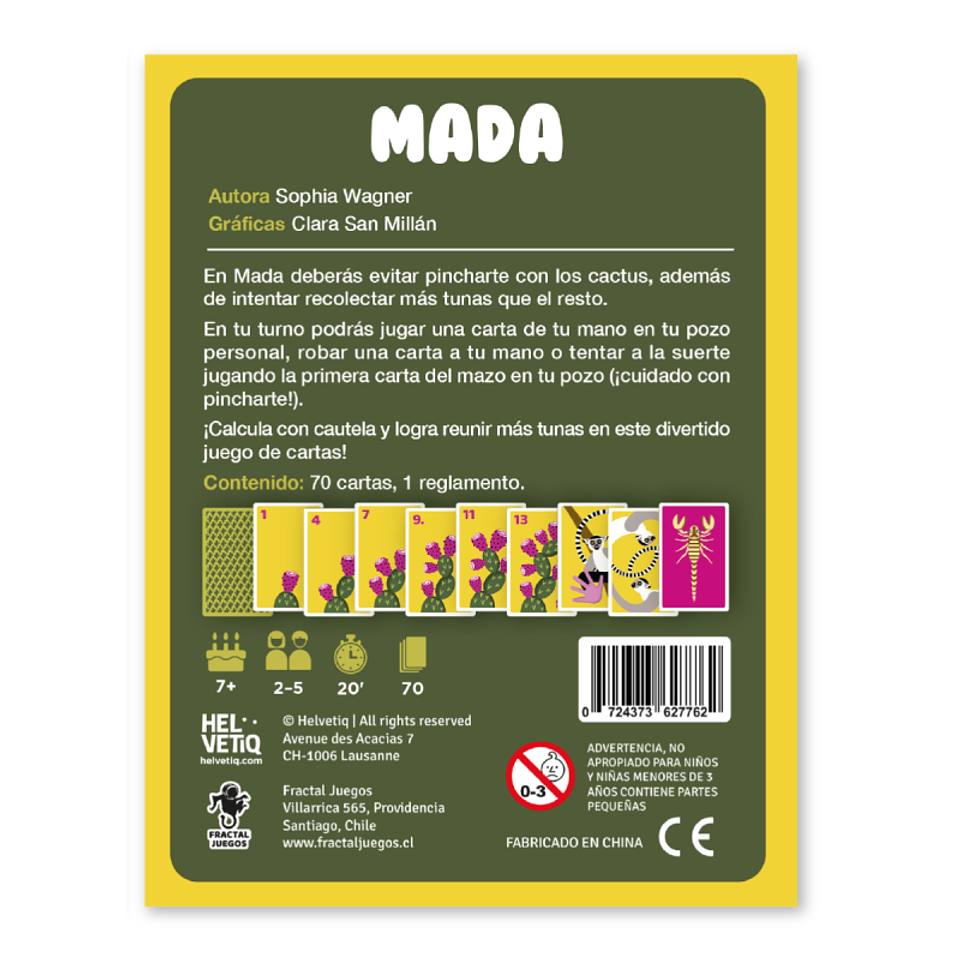 Mada juego de mesa 5