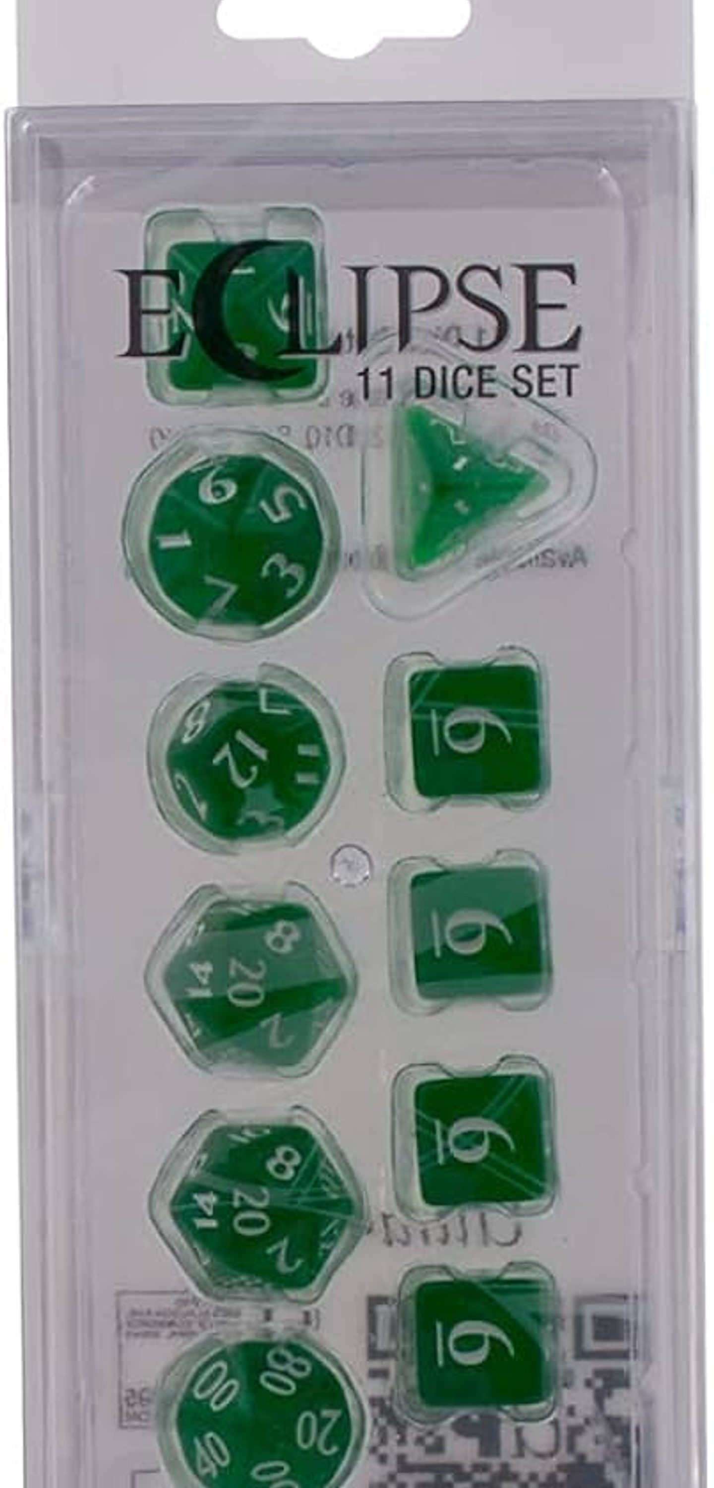 Set 11 Dados Eclipse Forest Green 3