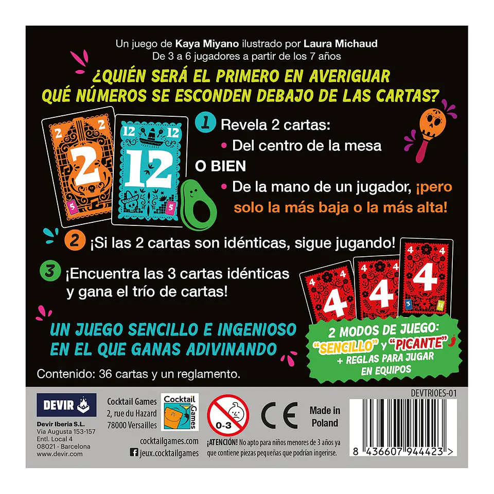 TRÍO Juego de mesa 4