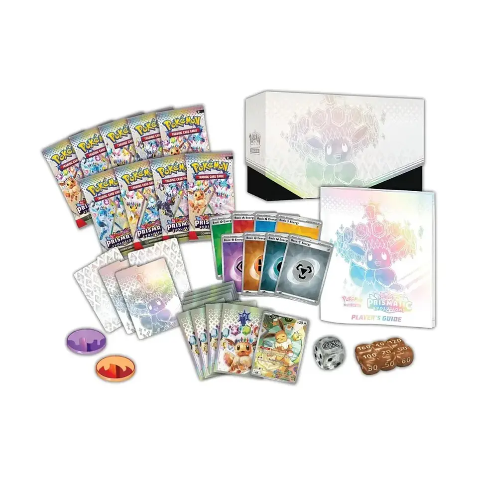 Prismatic Evolutions – Elite Trainer Box INGLÉS  2
