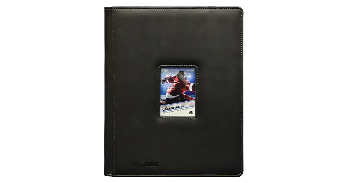 Carpeta Ultra Pro 9 Bolsillos Para 360 Tarjetas Pokémon | Fondo Negro Y Cierre Elástico | Protección Libre De Ácido Y Sin PVC | Funda Con Ilustración De Pikachu | Ideal Para Coleccionistas