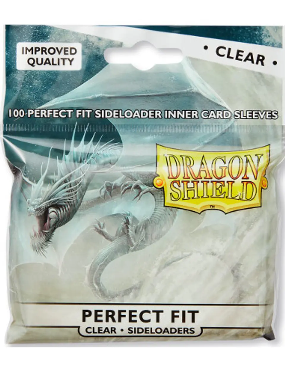 Protectores Dragon Shield: Perfect Fit - Clear - Standard (100pzs) 1