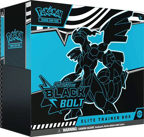 Pokemon TCG Scarlet & Violet – Black Bolt – Elite Trainer Box English