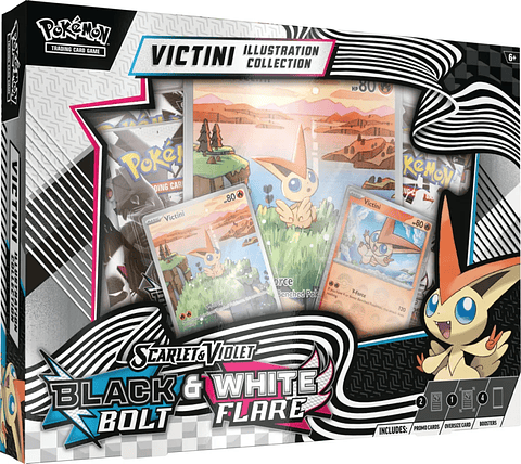 Pokemon TCG Scarlet & Violet – Black Bolt & White Flare – Unova Illustration Collection English