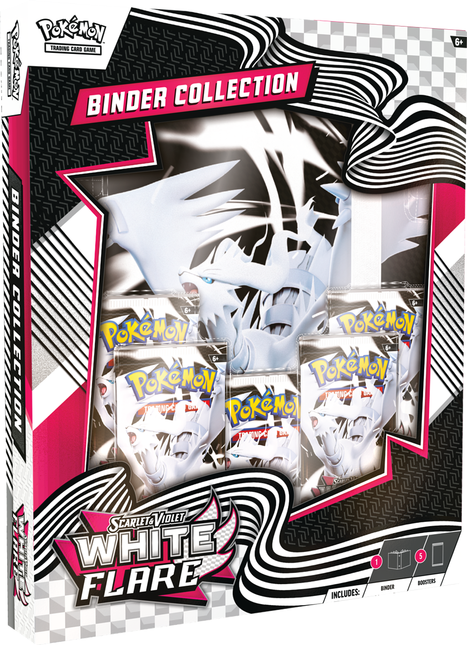 Pokemon TCG Scarlet & Violet – White Flare – Binder Collection Español  1