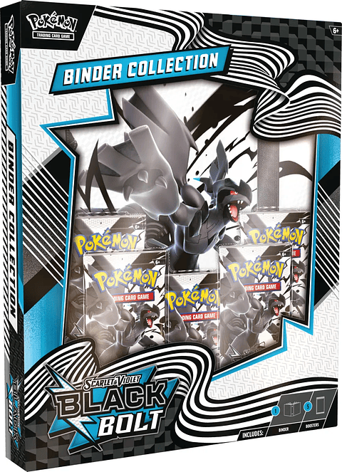  Pokemon TCG Scarlet & Violet – Black Bolt – Binder Collection Español 