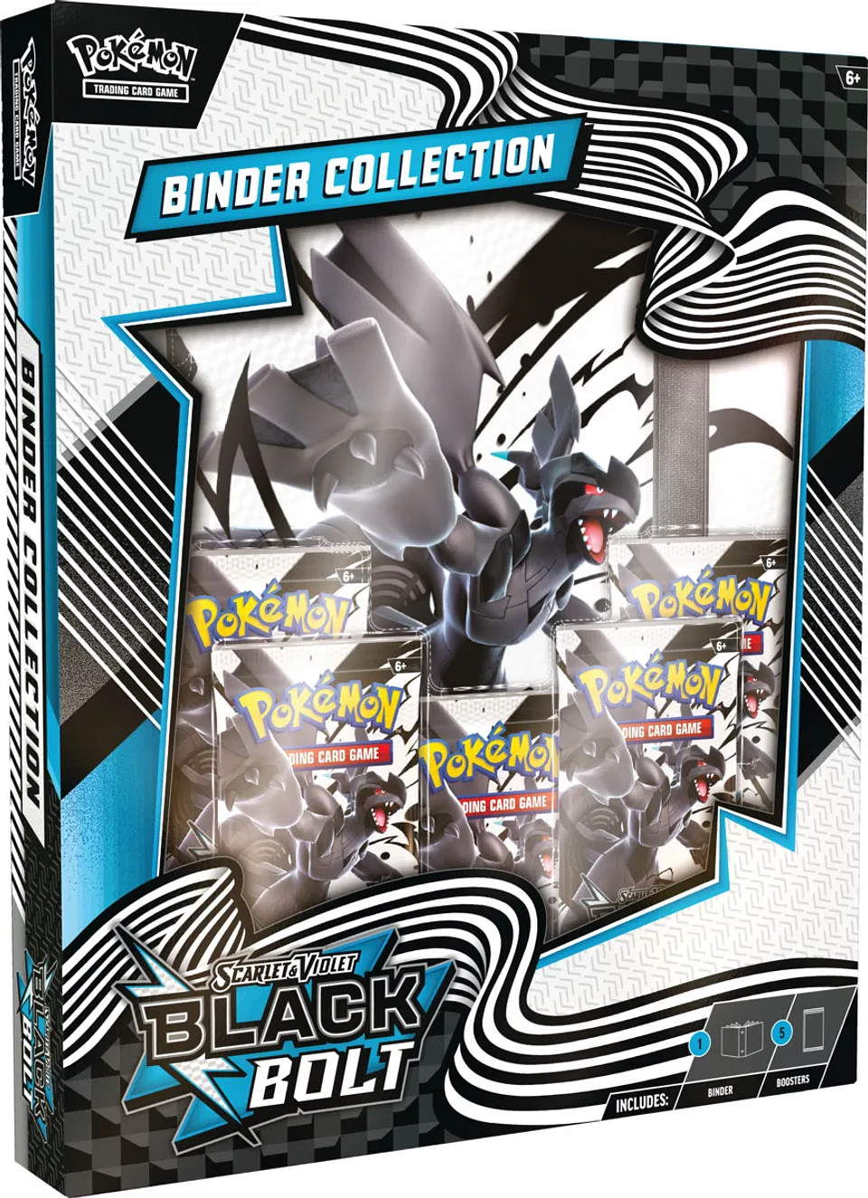  Pokemon TCG Scarlet & Violet – Black Bolt – Binder Collection Español  1