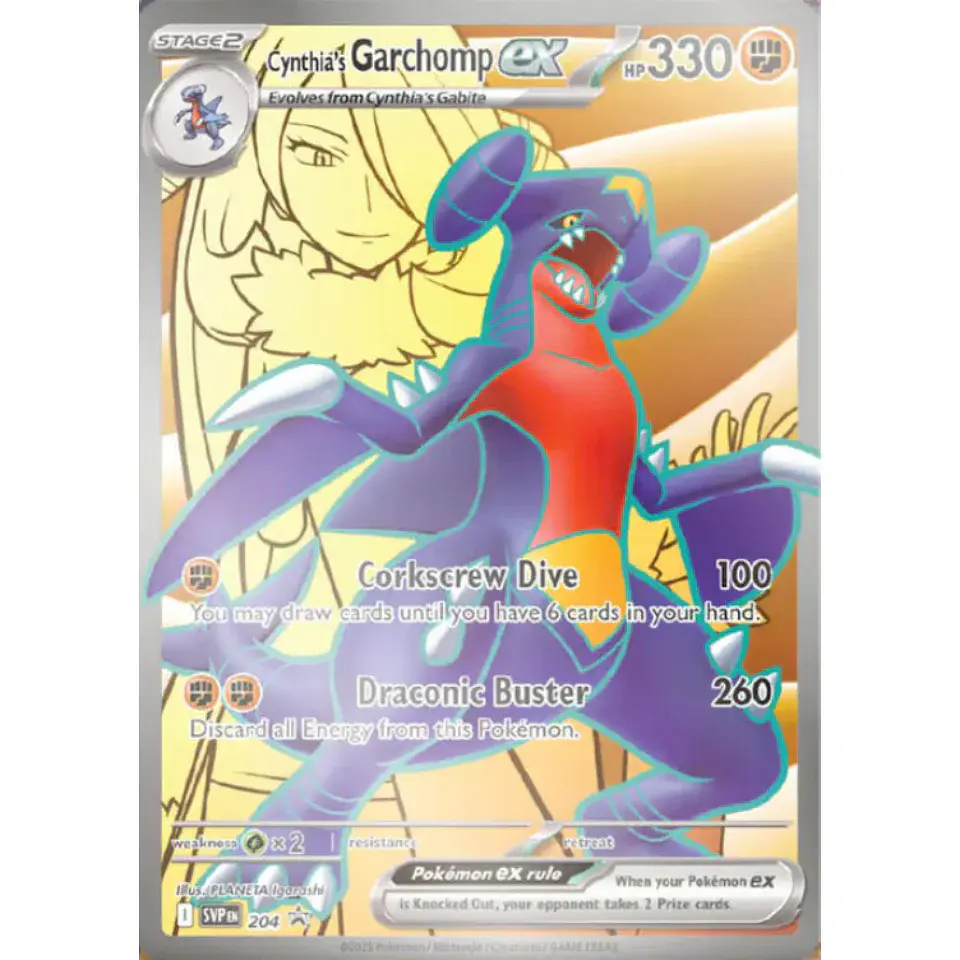 Cynthia’s Garchomp ex Premium Collection English 4