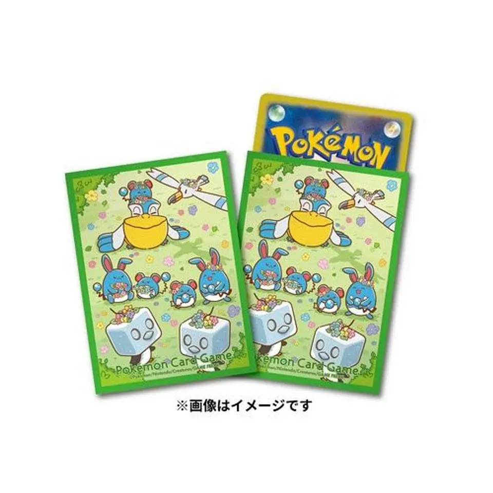 Card Sleeves Flower Crown And Marill Pokémon Card Game 2