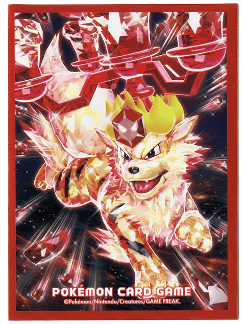 Original Card Game Sleeve Terastal Arcanine Premium Gloss