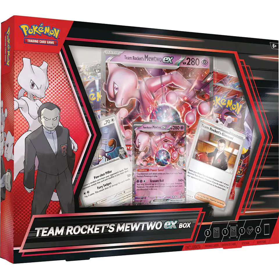 Team Rocket’s Mewtwo Ex Box (INGLÉS) 5