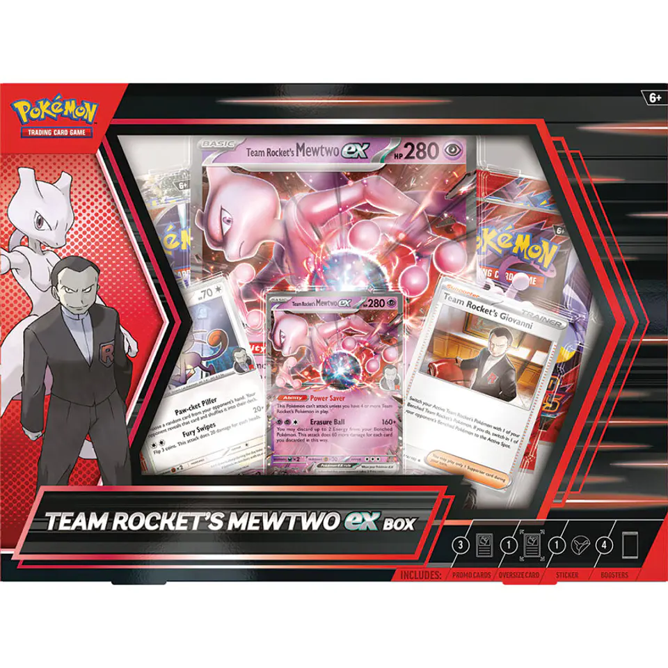 Team Rocket’s Mewtwo Ex Box (INGLÉS) 3